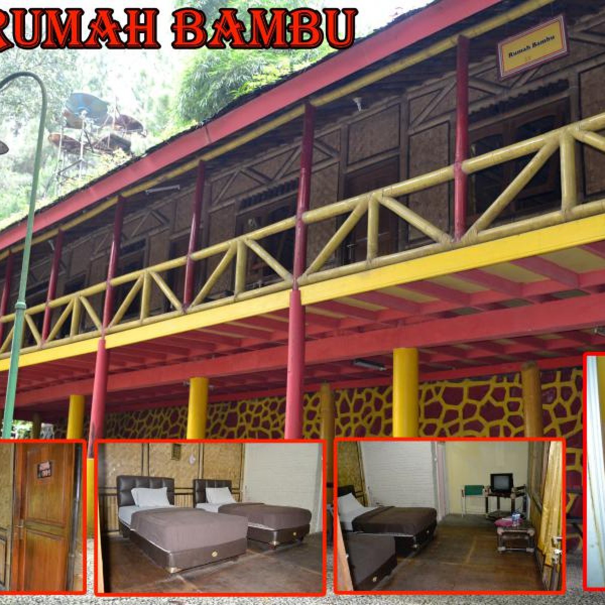 Rumah Bambu Taman Wisata Matahari Puncak Bogor