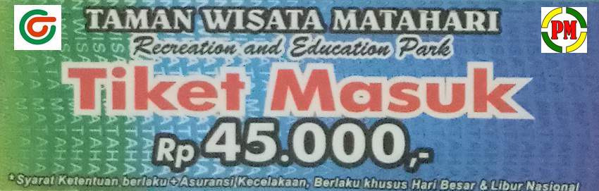 Contoh tiket wisata