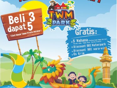Promo Beli 3 Dapat 5 Tiket